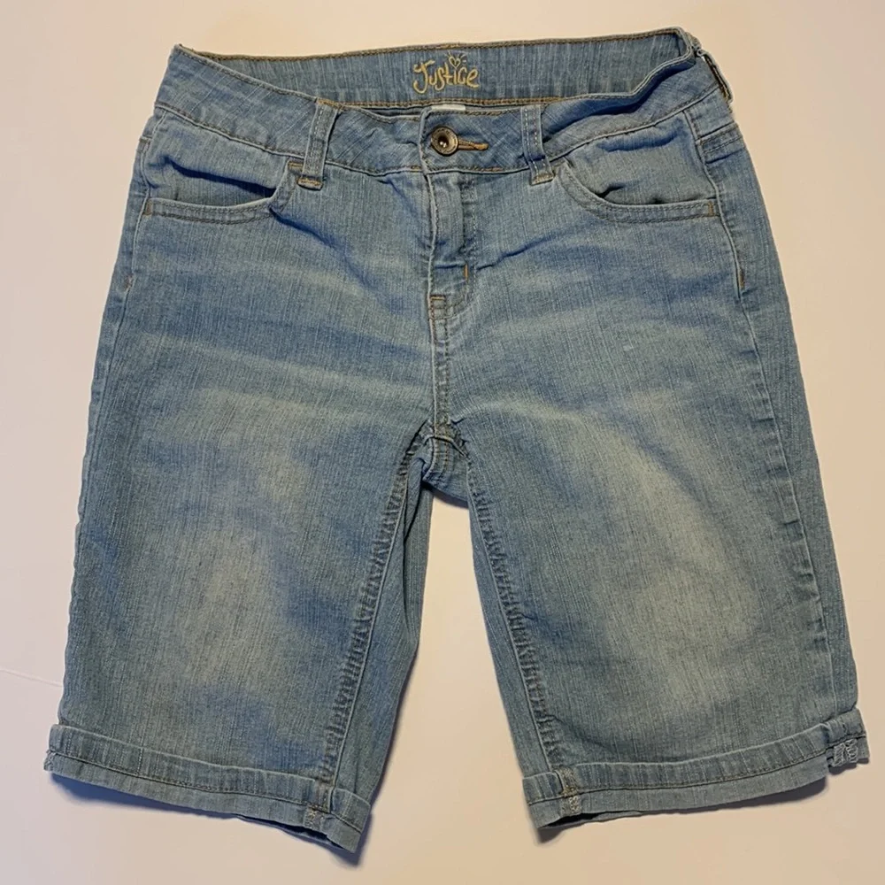 Justice Girls Denim Shorts - Picture 7 of 9